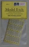 Brass Etch Sunters Steps x 24 in pkt as new